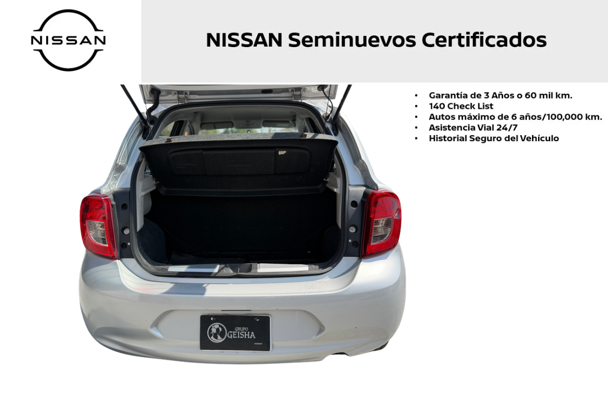 2017 Nissan March 5p Sense L4/1.6 Aut