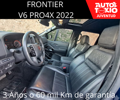 2022 Nissan FRONTIER 4 PTS PRO 4X V6 38L TA AAC PIEL RA-17 4X4