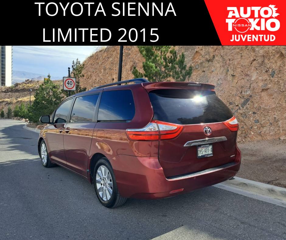 2015 Toyota SIENNA 5 PTS LIMITED TA PIEL QC DVD XENON RA-18