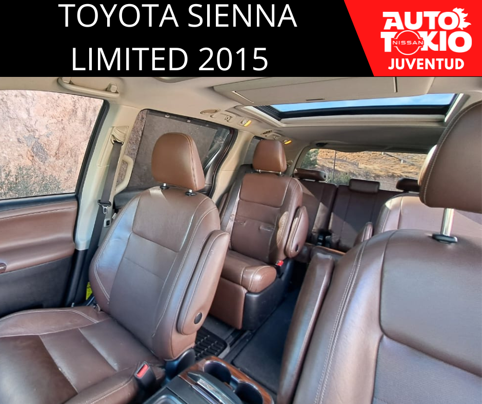 2015 Toyota SIENNA 5 PTS LIMITED TA PIEL QC DVD XENON RA-18