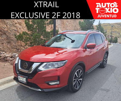 2018 Nissan X-TRAIL 5 PTS EXCLUSIVE CVT PIEL CD QC GPS 5 PAS RA-18