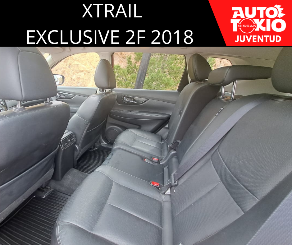 2018 Nissan X-TRAIL 5 PTS EXCLUSIVE CVT PIEL CD QC GPS 5 PAS RA-18