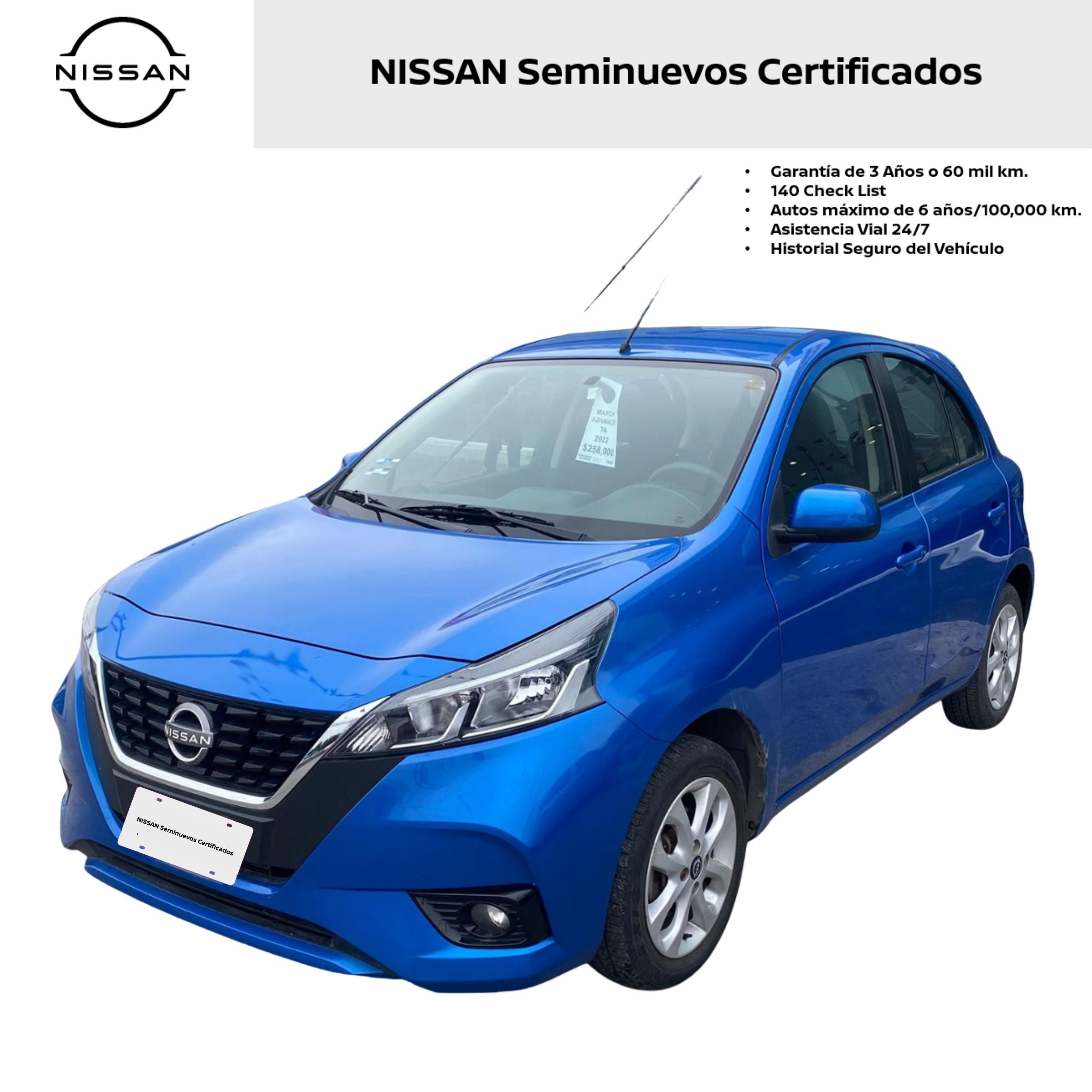 2022 Nissan MARCH 5 PTS HB ADVANCE TA AAC VE BA ABS RA-15