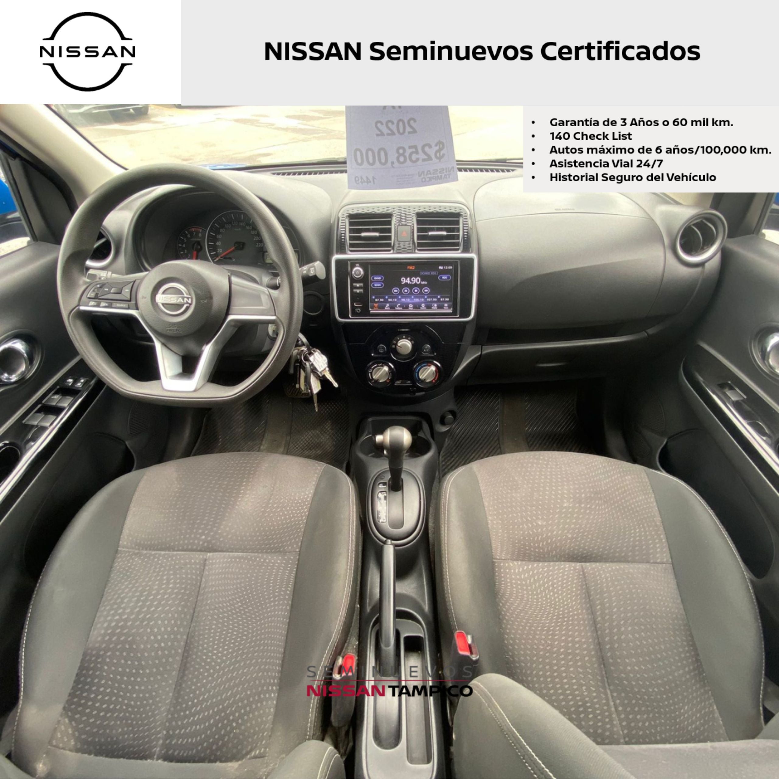 2022 Nissan MARCH 5 PTS HB ADVANCE TA AAC VE BA ABS RA-15