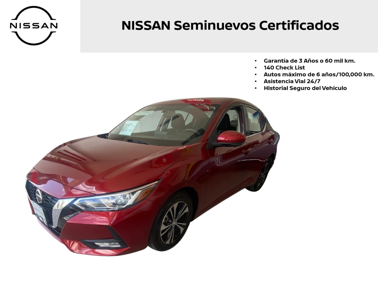 2022 Nissan SENTRA 4 PTS ADVANCE TA AAC F NIEBLA RA-16