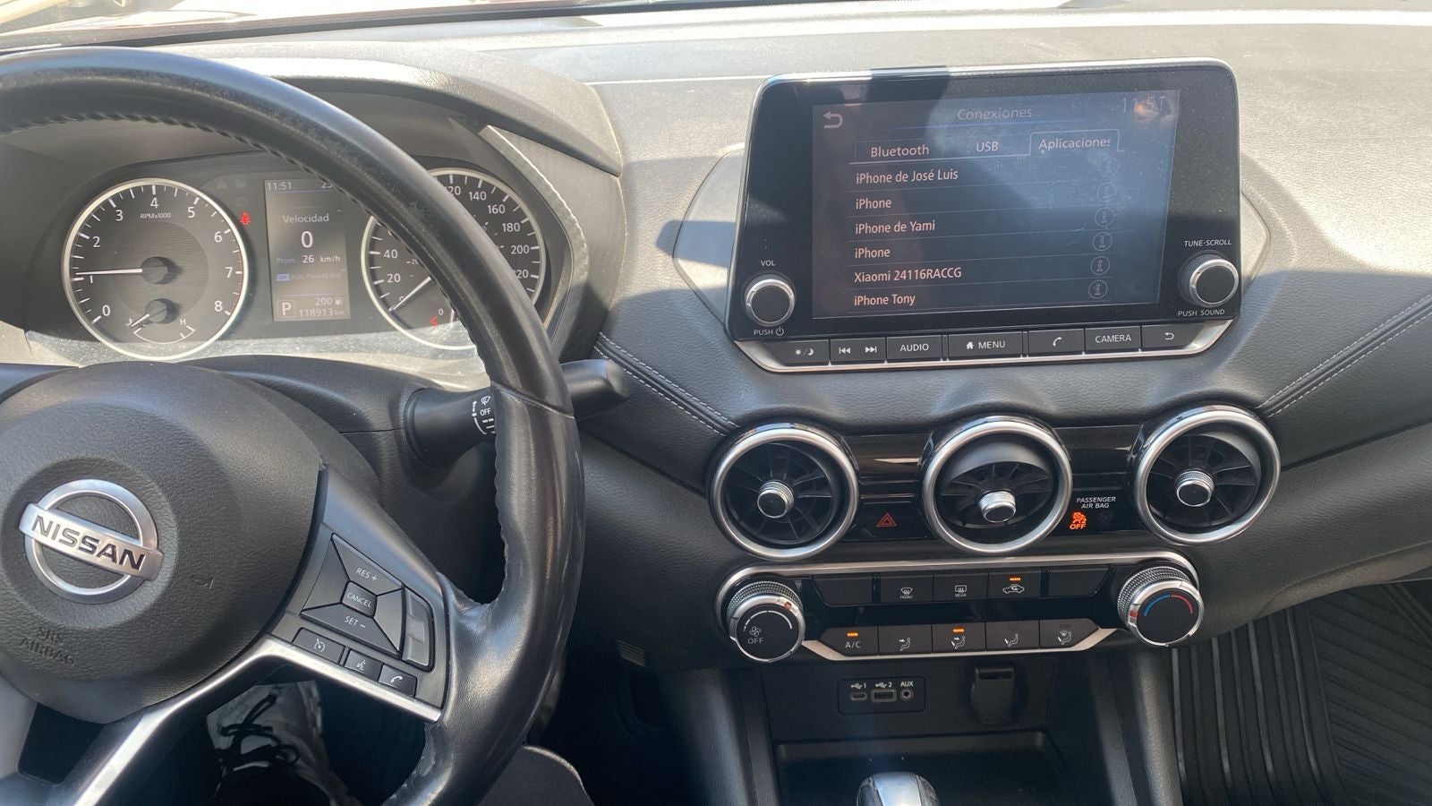 2020 Nissan SENTRA 4 PTS ADVANCE  AAC F NIEBLA RA-16CVT