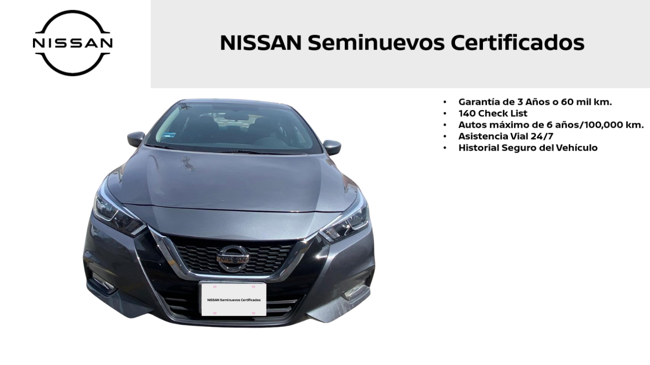 2022 Nissan VERSA 4 PTS ADVANCE TA AAC VE F NIEBLA RA-16
