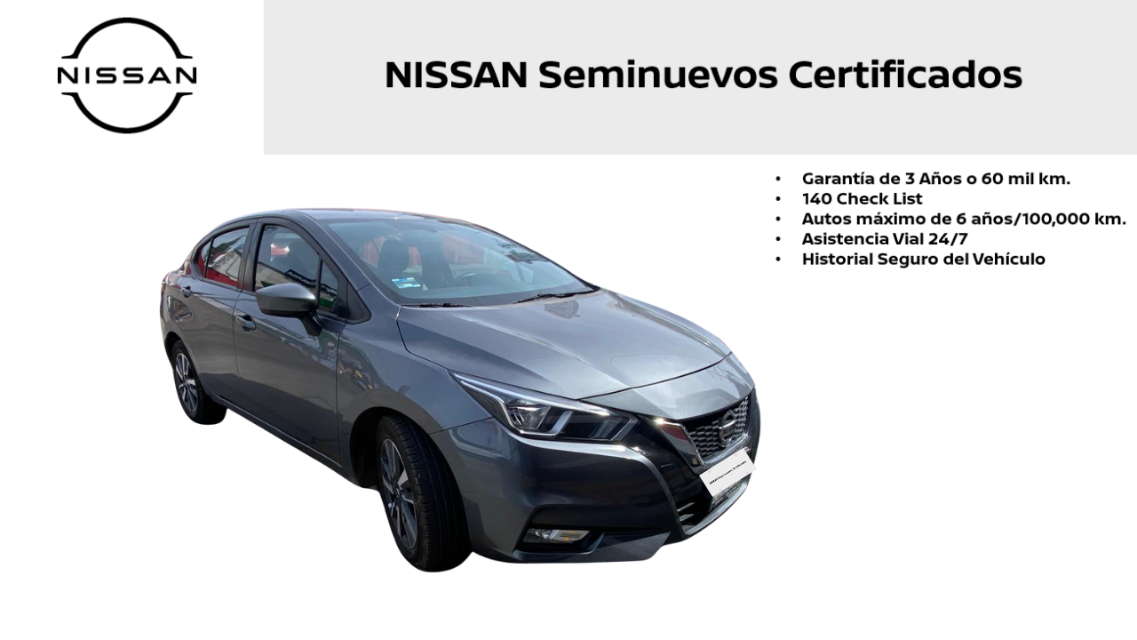 2022 Nissan VERSA 4 PTS ADVANCE TA AAC VE F NIEBLA RA-16