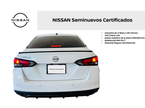 2025 Nissan VERSA 4P ADVANCE L41.6 AUT