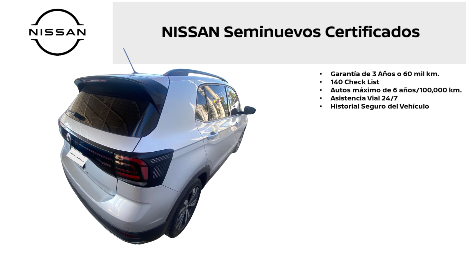 2021 Volkswagen T-CROSS 5 PTS COMFORTLINE 16L TA AAC AUT F NIEBLA RA-17