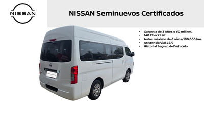 2020 Nissan URVAN 4 PTS AMPLIA TM5 AAC DESEM TRAS 15 PAS