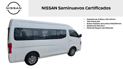 2020 Nissan URVAN 4 PTS AMPLIA TM5 AAC DESEM TRAS 15 PAS