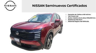 2026 Nissan Kicks VUD 5 pts. Exclusive, 2.0l, TA, pantalla touch 12