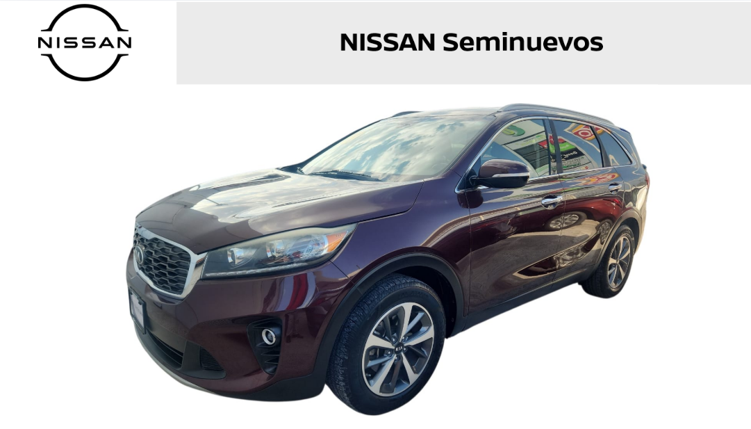 2019 Kia Sorento VUD 5 pts. EX, L4, TA, a/ac., piel, 7 pas., RA-18