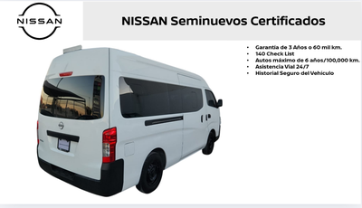2025 Nissan Urvan Pasajeros 4 pts. TM5, a/ac., VE, 11 pas.