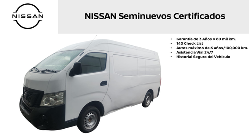 2021 Nissan Comerciales Urvan Panel 4 pts. Amplia, TM5, a/ac.
