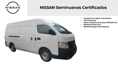 2021 Nissan Comerciales Urvan Panel 4 pts. Amplia, TM5, a/ac.