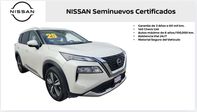 2025 Nissan X-Trail VUD 5 pts. Platinum, TA, piel, QCP, GPS, RA-19