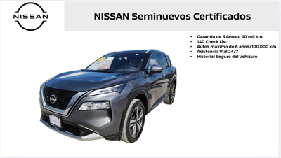 2025 Nissan X-Trail VUD 5 pts. Platinum Plus, TA, piel, QCP, GPS, ADAS, RA-19