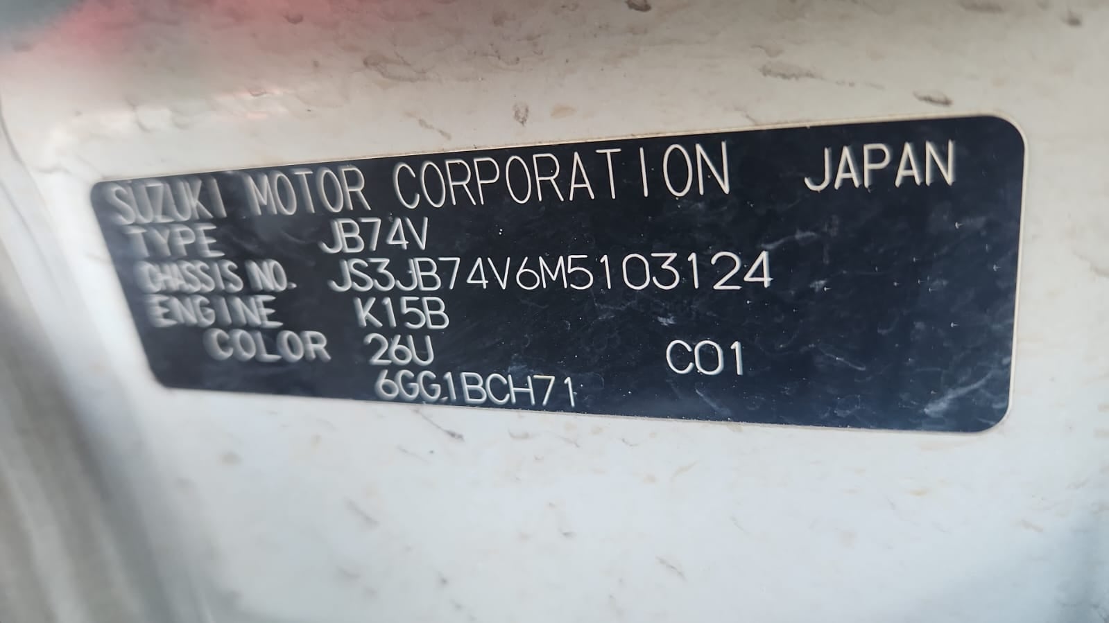 2021 Suzuki Jimny VUD 4x4 3 pts. GLX, 1.5l, TM5, a/ac. Aut., RA-17