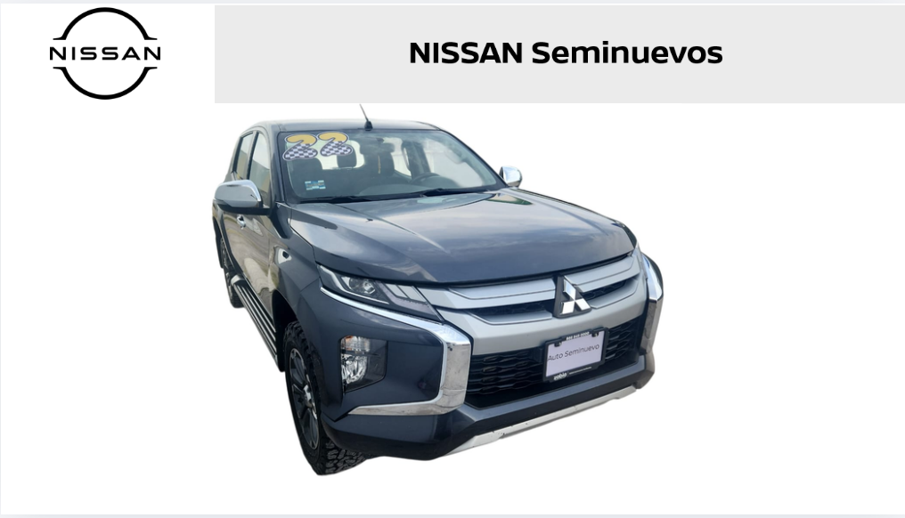 2022 Mitsubishi Comerciales L200 Pick-Up 4 pts. GLS, Doble Cab., 2.4TD, TA, 4x4