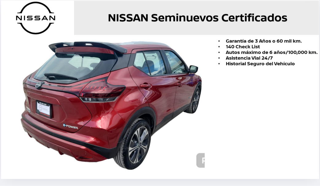 2023 Nissan Kicks VUD 5 pts. Advance e-Power, E-REV, TA, RA-17