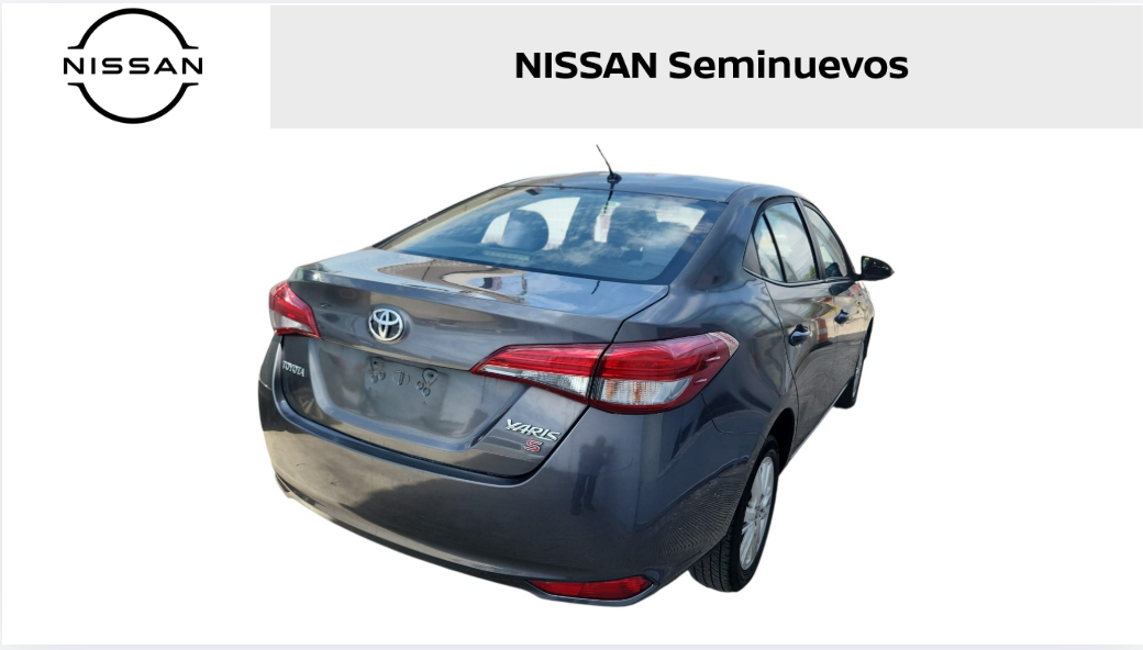 2020 Toyota Yaris 4 pts. S, TM5, a/ac., astos. deportivos, f. niebla, RA-15