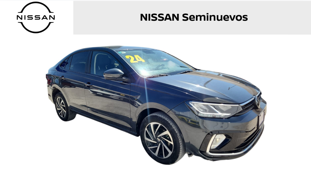 2024 Volkswagen Virtus 4 pts. Comfortline, 1.6l, TA, a/ac., f. niebla, RA-16