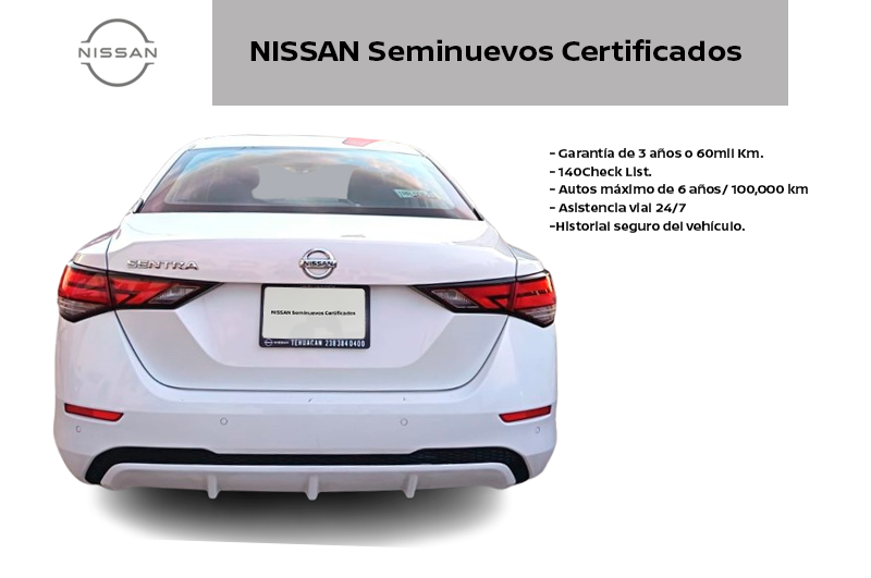 2023 Nissan SENTRA 4 PTS ADVANCE CVT AAC F NIEBLA RA-16