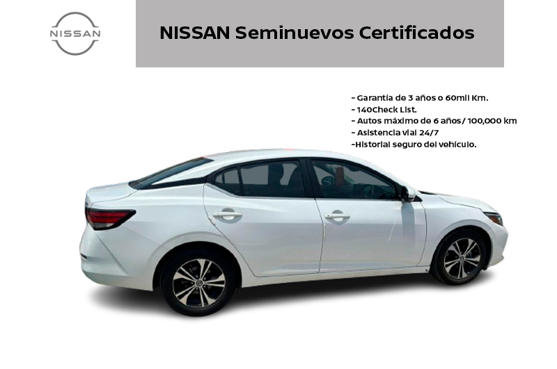 2023 Nissan SENTRA 4 PTS ADVANCE CVT AAC F NIEBLA RA-16