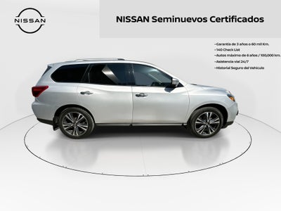 2018 Nissan PATHFINDER 5 PTS EXCLUSIVE CVT PIEL QCP DVD GPS RA-20