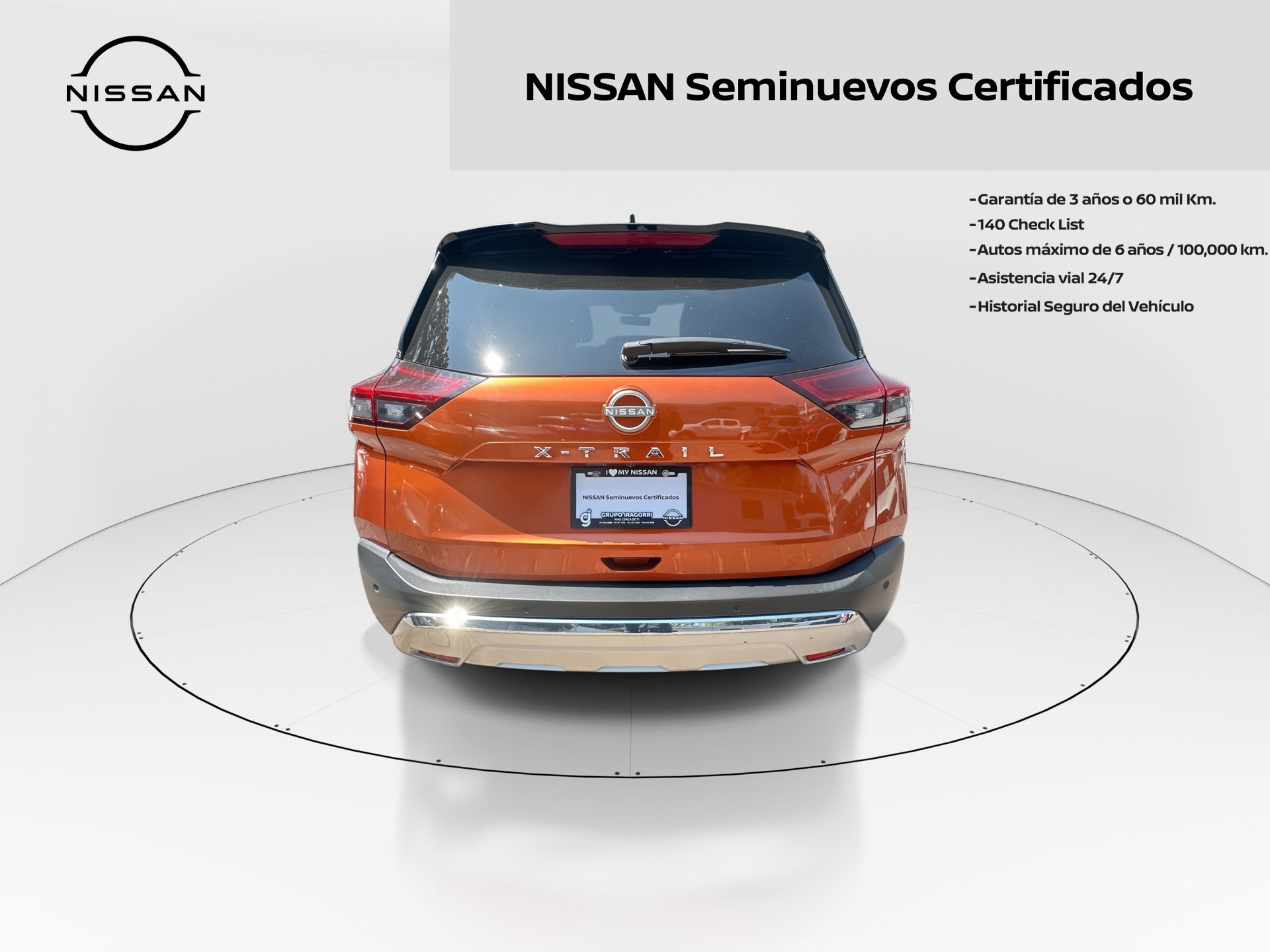 2023 Nissan X-TRAIL 5 PTS. PLATINUM TA PIEL QCP GPS 3 ROW RA-19