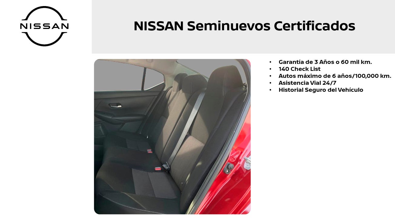 2023 Nissan SENTRA 4 PTS ADVANCE TM6 AAC F NIEBLA RA-16