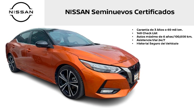 2022 Nissan SENTRA 4 PTS SR BI-TONO CVT AAC BOSE QC F LED RA-18