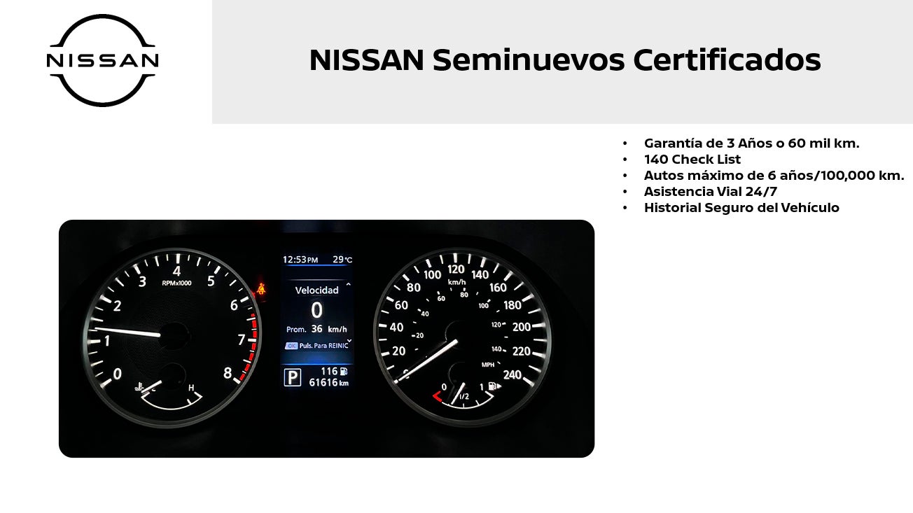 2023 Nissan SENTRA 4 PTS ADVANCE CVT AAC F NIEBLA RA-16