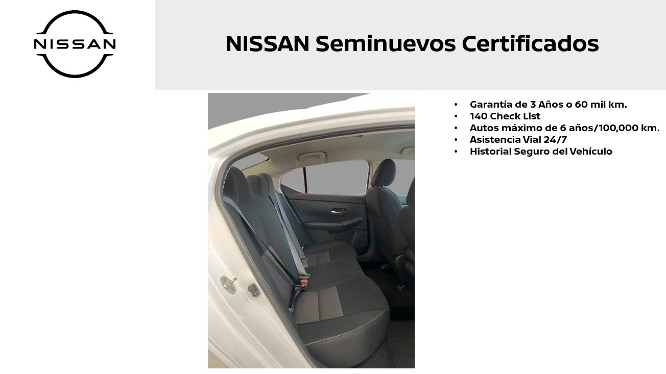 2023 Nissan SENTRA 4 PTS ADVANCE CVT AAC F NIEBLA RA-16