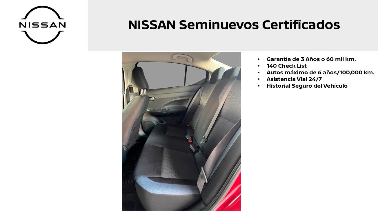 2023 Nissan VERSA 4P ADVANCE L41.6 MAN
