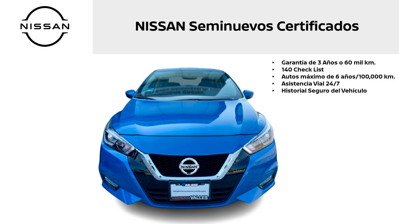 2022 Nissan VERSA 4 PTS ADVANCE CVT AAC VE F NIEBLA RA-16