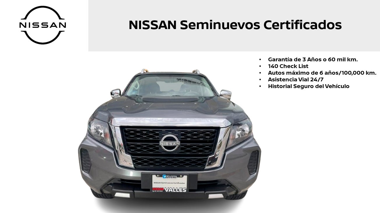 2023 Nissan NP300 FRONTIER 4 PTS LE L4 25L TA AAC VE ESTRIBOS RA-17