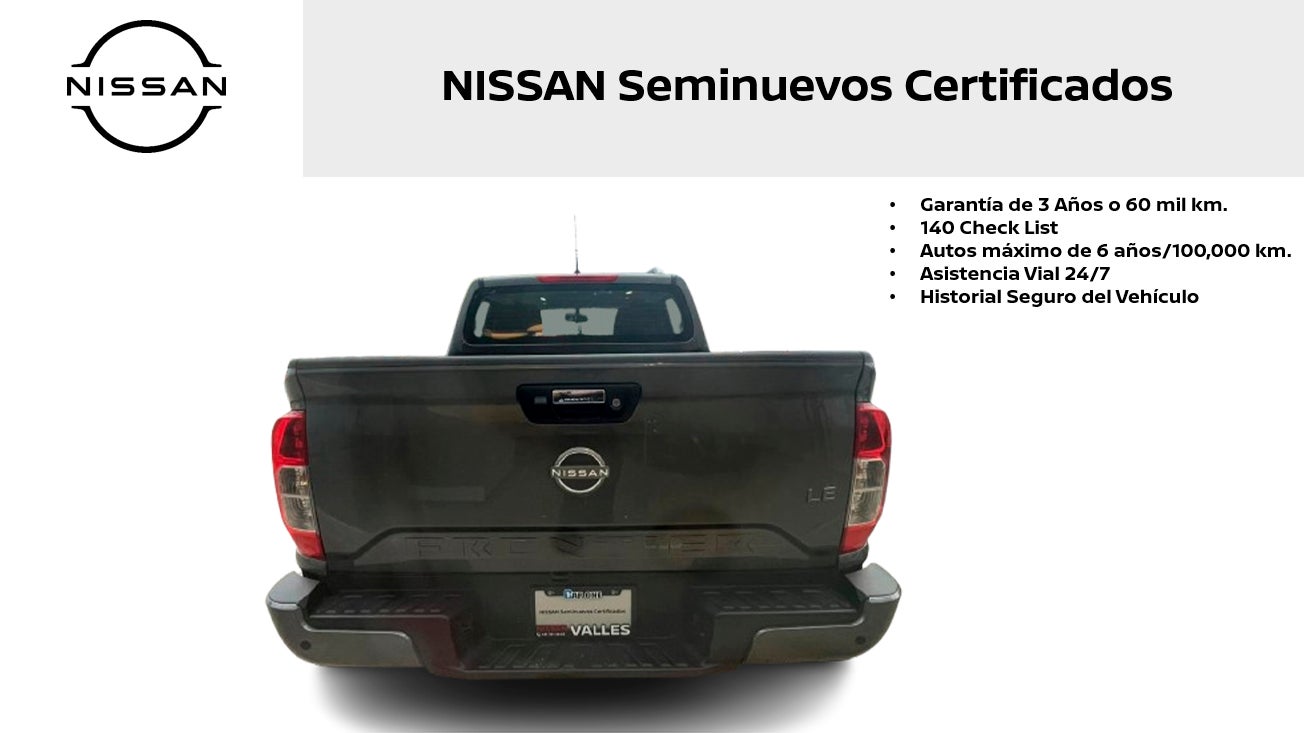 2023 Nissan NP300 FRONTIER 4 PTS LE L4 25L TA AAC VE ESTRIBOS RA-17