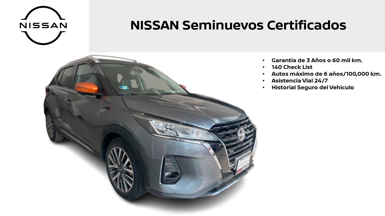 2023 Nissan KICKS 5 PTS EXCLUSIVE 16L TA AAC AUT PIEL GPS RA-17