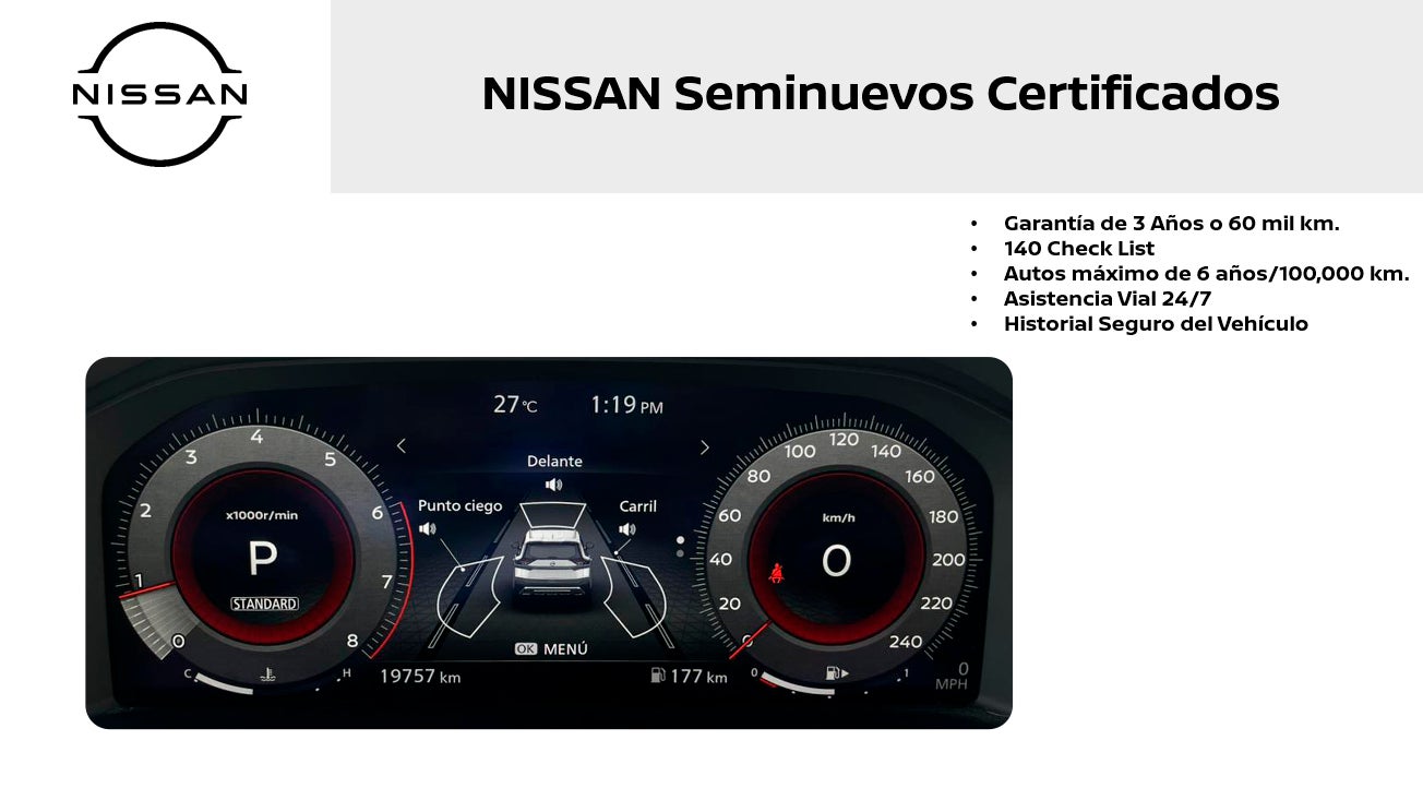 2023 Nissan X-TRAIL 5 PTS. PLATINUM TA PIEL QCP GPS 3 ROW RA-19