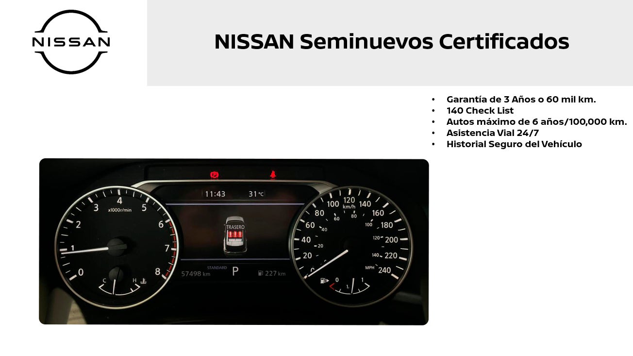 2023 Nissan X-TRAIL 5 PTS EXCLUSIVE CVT PIEL QCP GPS 5 PAS RA-19