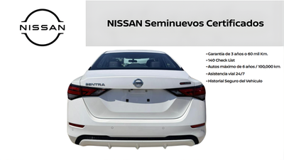 2023 Nissan SENTRA 4 PTS ADVANCE CVT AAC F NIEBLA RA-16