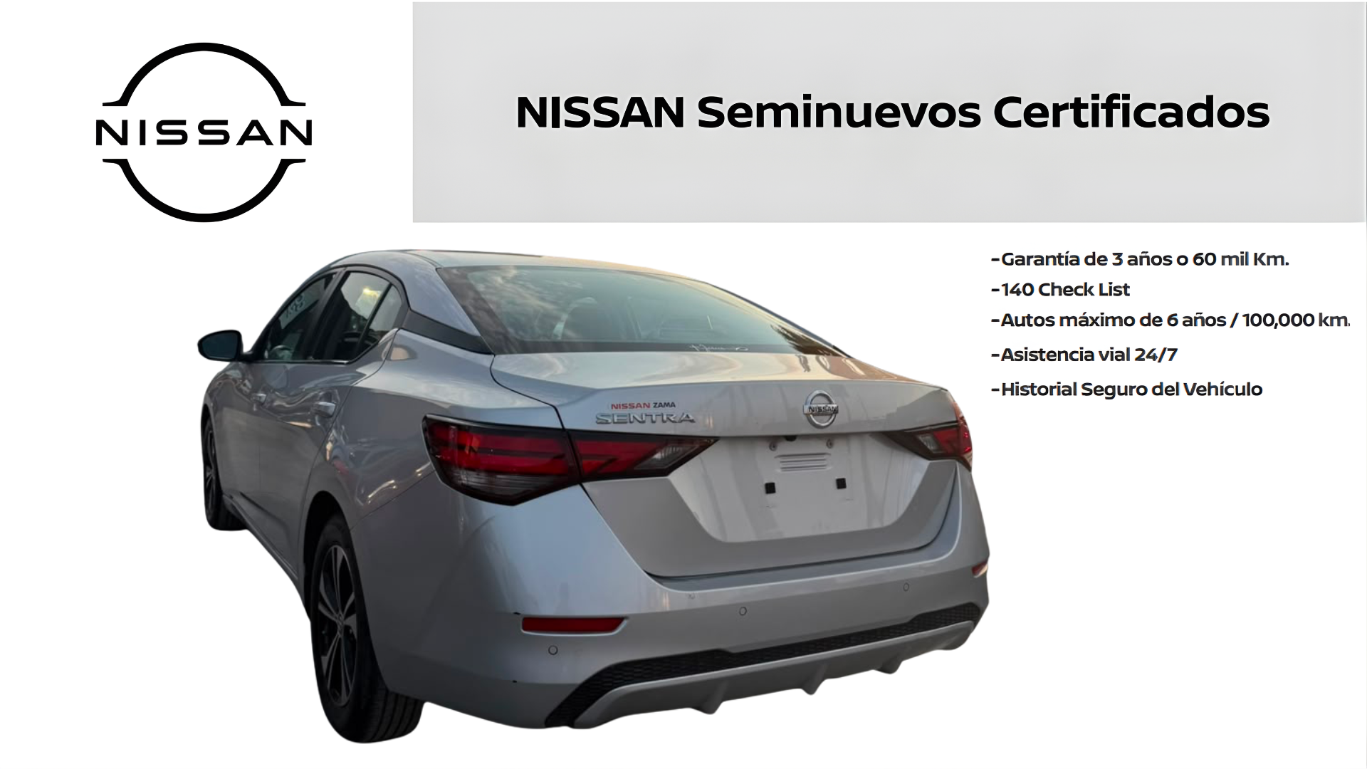 2023 Nissan SENTRA 4 PTS ADVANCE CVT AAC F NIEBLA RA-16