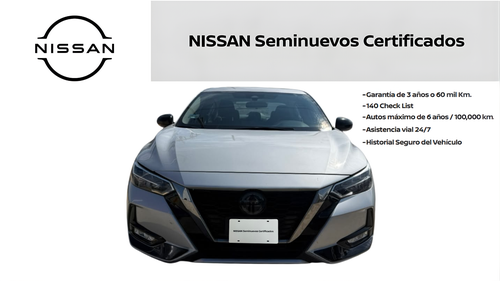 2023 Nissan SENTRA 4 PTS SR CVT AAC ASTOS DEPORTIVOS BOSE QC F LED RA-18