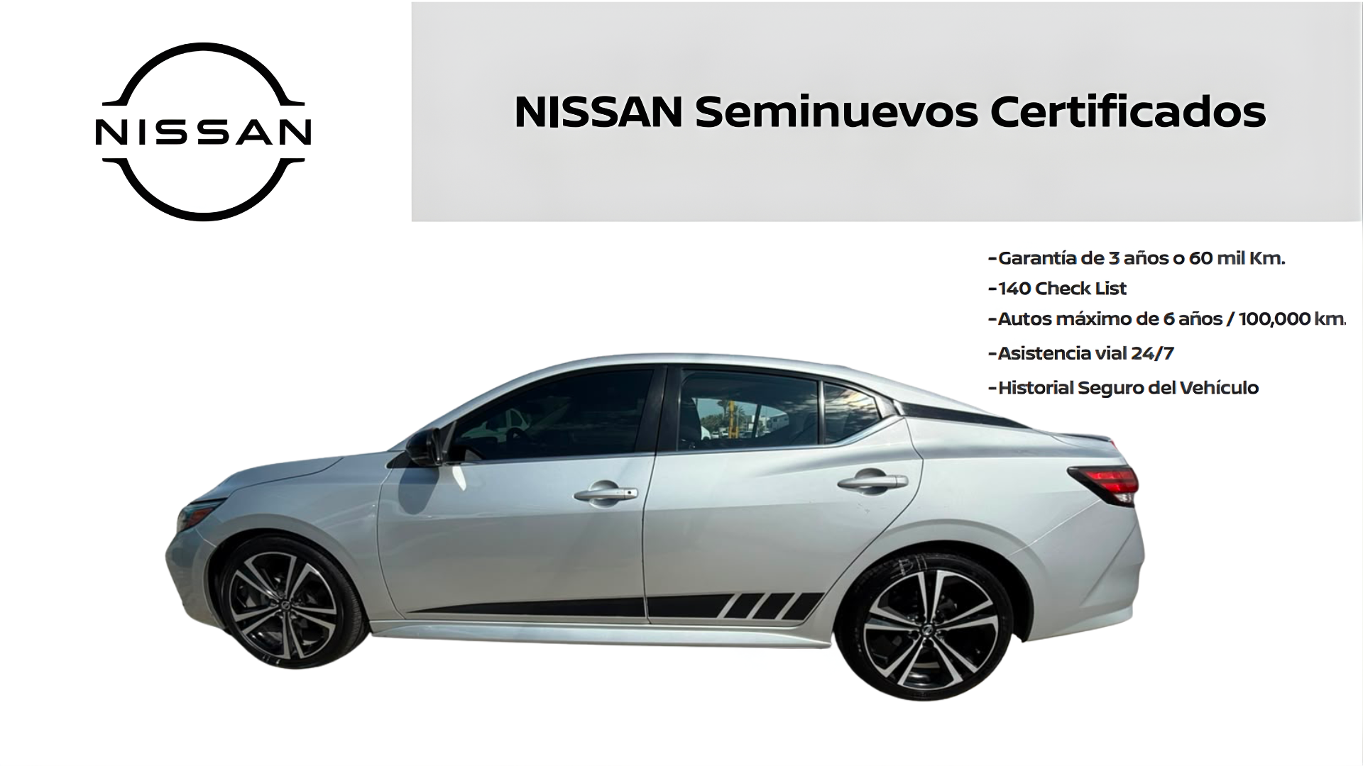 2023 Nissan SENTRA 4 PTS SR CVT AAC ASTOS DEPORTIVOS BOSE QC F LED RA-18
