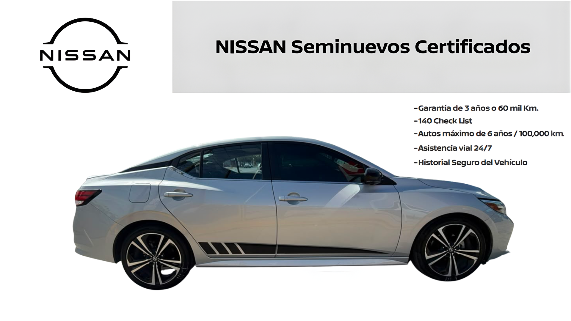 2023 Nissan SENTRA 4 PTS SR CVT AAC ASTOS DEPORTIVOS BOSE QC F LED RA-18