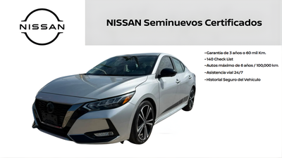 2023 Nissan SENTRA 4 PTS SR CVT AAC ASTOS DEPORTIVOS BOSE QC F LED RA-18