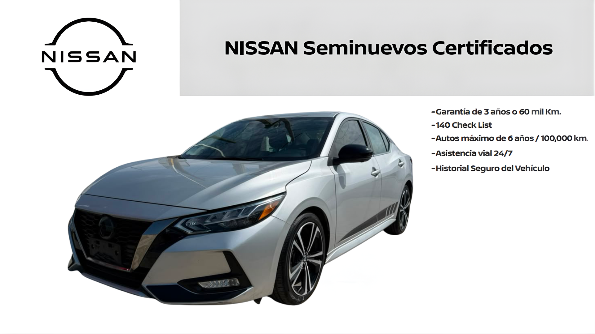 2023 Nissan SENTRA 4 PTS SR CVT AAC ASTOS DEPORTIVOS BOSE QC F LED RA-18